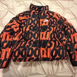 Nike Black and Orange Jacket